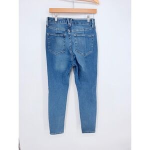 Free People We The Free Jeans 30 Blue High Rise Skinny Boho Indie Aesthetic